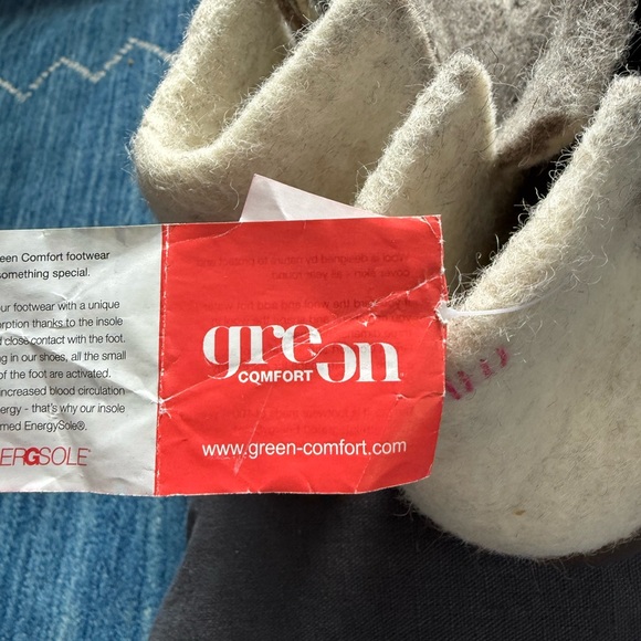 Cozy Tri-Color Wool slippers by Green comfort - Picture 6 of 9